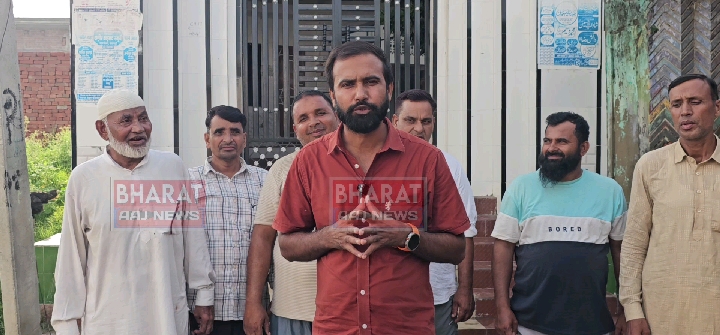 रसूलपुर की मस्जिद पर गिरी आकाशीय बिजली, मीनार की लाइटें बाहर, वायरिंग में शॉर्ट सर्किट