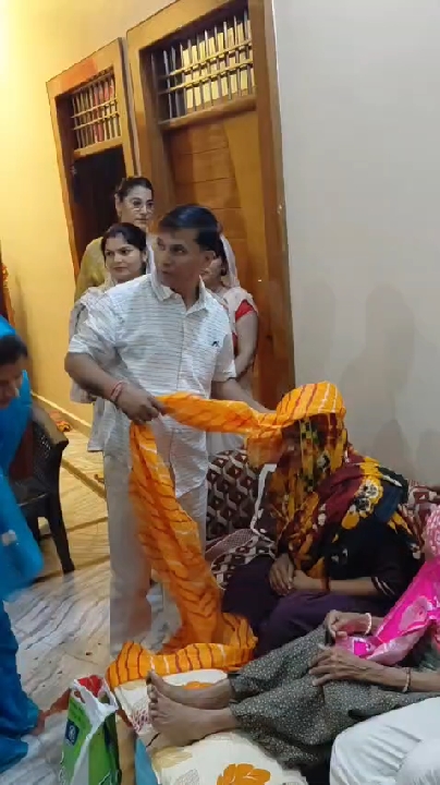 कलयुग की श्रवण कुमार काजल चौधरी का मथुरा में हुआ भव्य सम्मान
