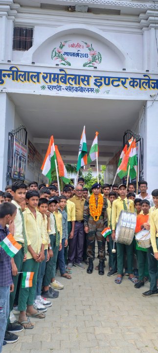 अग्निवीर सत्यम का घर वापसी पर भव्य स्वागत, देशभक्ति के नारों से गूंजा क्षेत्र