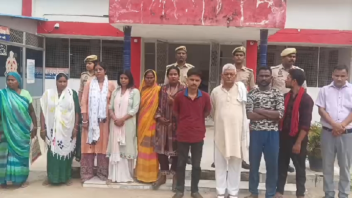 कप्तानगंज पुलिस ने ज़मीन विवाद में 12 को दबोचा, शांति भंग की आशंका पर न्यायालय भेजा