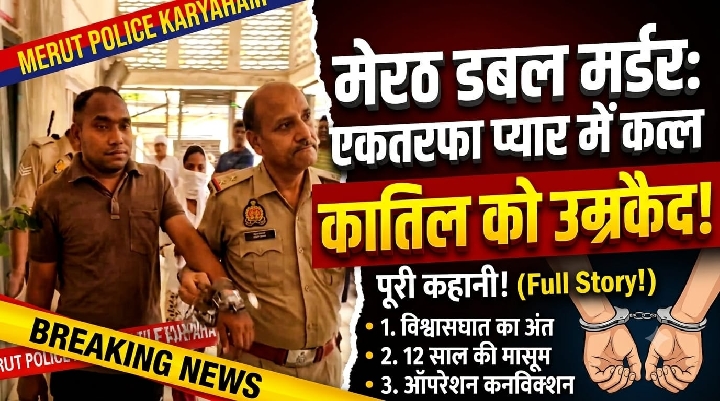एकतरफा प्यार का जुनून या साजिश? मेरठ डबल मर्डर में आरोपी को उम्रकैद
