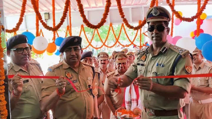 संतकबीरनगर में अत्याधुनिक जिम का उद्घाटन, पुलिसकर्मियों को मिलेगी नई फिटनेस