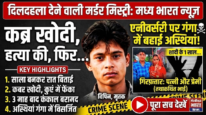 रीवा: पत्नी और प्रेमी ने रची पति की हत्या की खौफनाक साजिश
