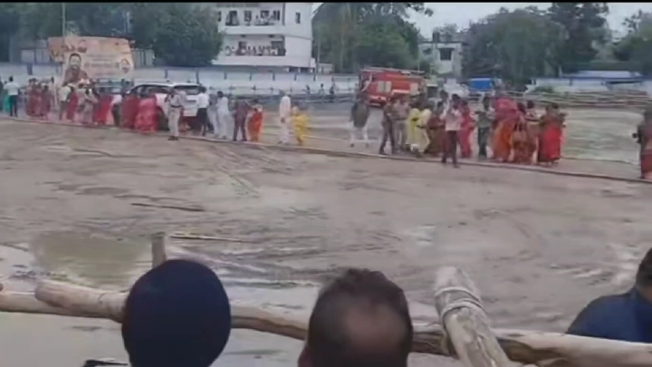 लैंडिंग के समय हवा में मंडराता रहा मुख्यमंत्री सम्राट चौधरी का हेलीकॉप्टर