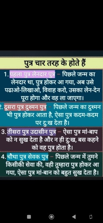 पुत्र कितने प्रकार के होते हैं और उनके कर्तव्य क्या हैं?