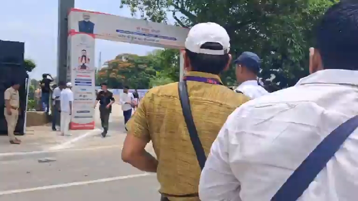 मुख्यमंत्री सम्राट चौधरी का मुजफ्फरपुर एमआईटी परिसर में आगमन