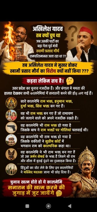 चुनाव आते ही सनातनी बनने का नाटक करने वालों पर तीखा हमला