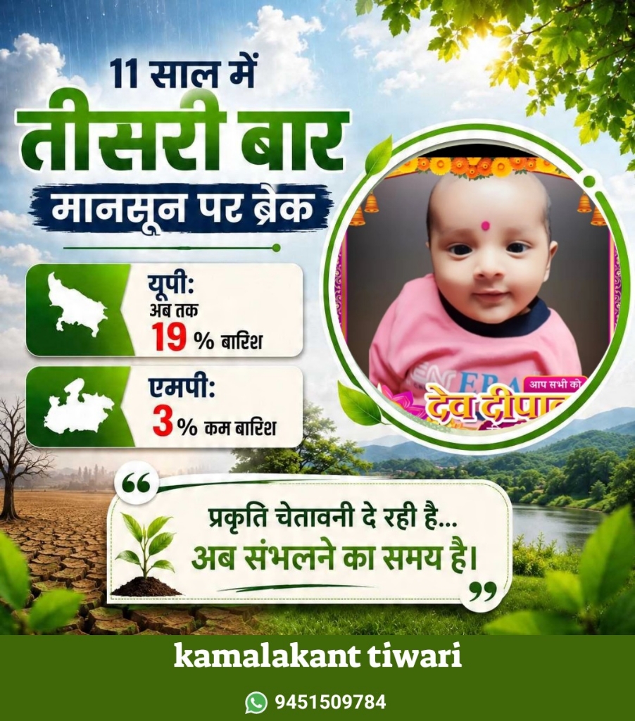 तीसरी बार भारत में मानसून पर उठा शक