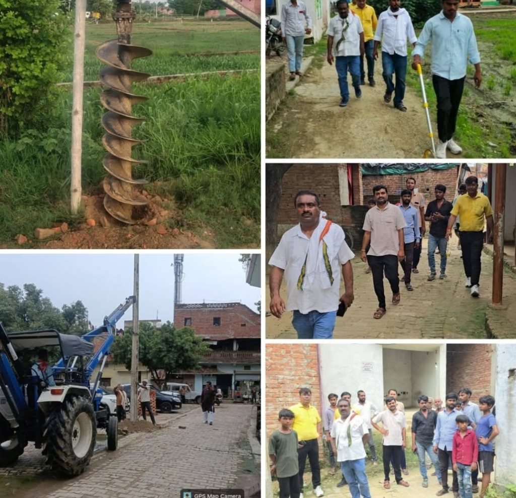 अध्यक्ष जगत जायसवाल ने विकास कार्यों के लिए शुरू कराया सर्वे