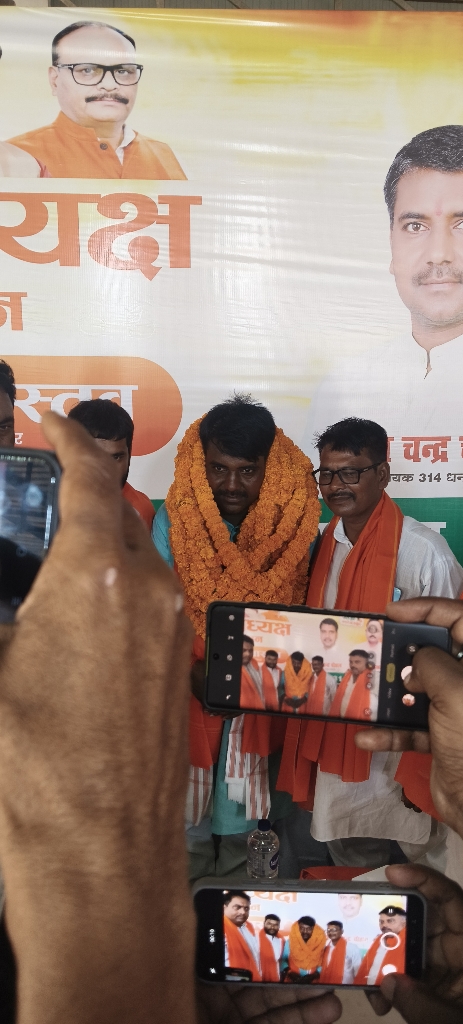 बूथ अध्यक्षों को ₹2 लाख का सुरक्षा बीमा देंगे विधायक गणेश चौहान