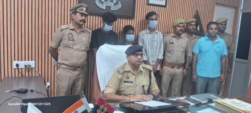 अंतरजनपदीय बाइक चोर गिरोह के 3 सदस्य गिरफ्तार, 5 चोरी की बाइकें बरामद