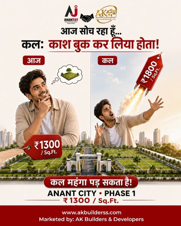 गोरखपुर में रिंग रोड के पास ₹1300 में स्क्वायर फीट का आशियाना