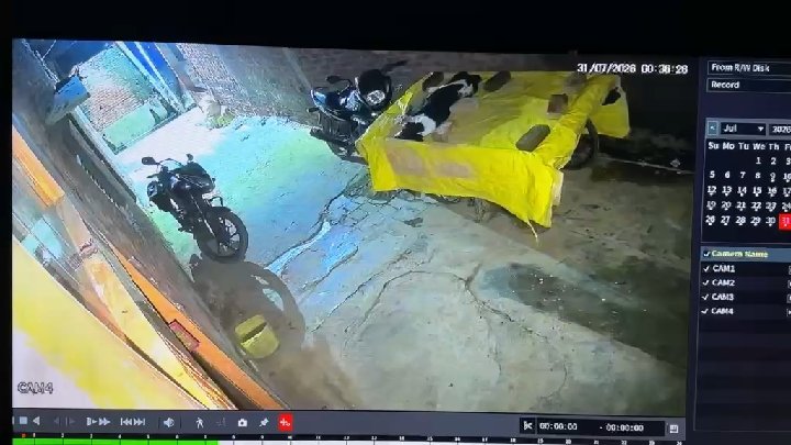 पाली में व्यापारी की सुपर स्प्लेंडर मोटरसाइकिल चोरी, CCTV में कैद