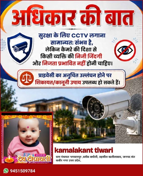 कैमरा से निजी जिंदगी पर दखल, कानूनी कार्रवाई संभव