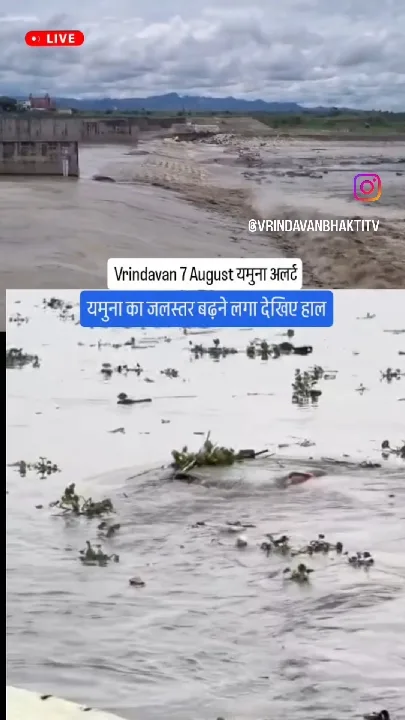 मथुरा में बाढ़ का खतरा, जलस्तर बढ़ने से हाई अलर्ट जारी