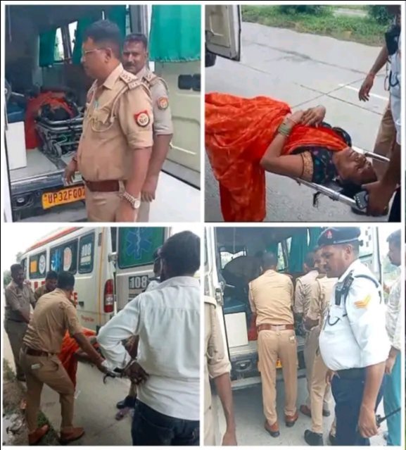 रक्षाबंधन पर घायल बहन के लिए पुलिस बनी फरिश्ता, एंबुलेंस से पहुंचाया अस्पताल