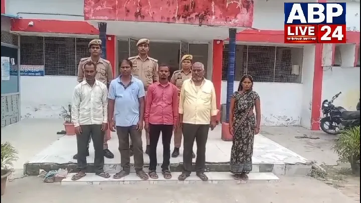 शांति भंग की आशंका में 04 अभियुक्त और 1 अभियुक्ता गिरफ्तार