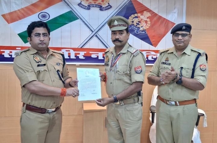 अगस्त के लिए पुलिस ऑफिसर ऑफ द मंथ बने महुली एसओ