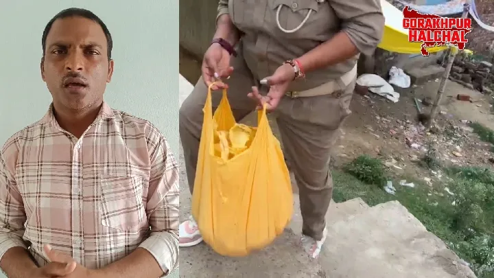 कैंपियरगंज में अवैध शराब के खिलाफ छापा, बड़ी मात्रा में शराब पकड़ी