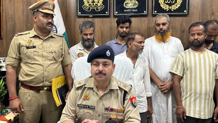 पुलिस ने 7 लाख की लूट का किया अनावरण, 7 अभियुक्त गिरफ्तार
