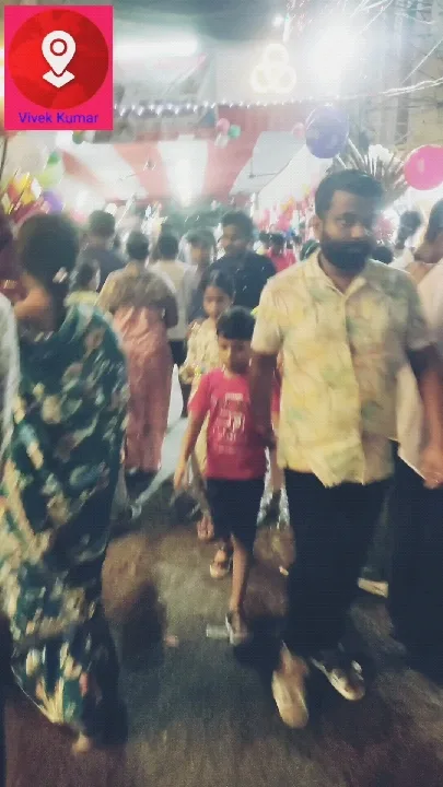 जनसैलाब उमड़ा लाल बाजार में, श्री कृष्ण जन्माष्टमी पर्व की धूम