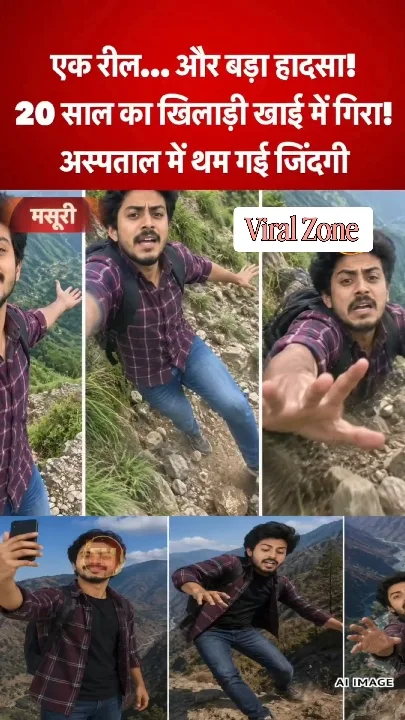रील बनाने के दौरान खाई में गिरा खिलाड़ी, हुई मौत