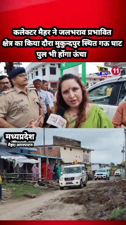 मैहर कलेक्टर ने गऊ घाट पुल सर्वे की घोषणा की#news#mihar#mplive