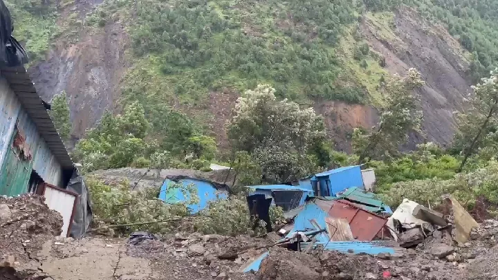 फिर से धंसने लगी नैनीताल की कृष्णापुर की जमीन