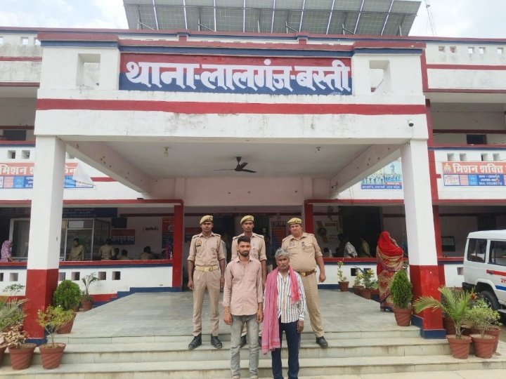 लालगंज पुलिस ने दो व्यक्तियों को किया गिरफ्तार, विधिक कार्रवाई पूरी