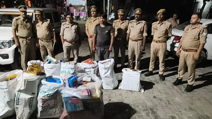 पुलिस का शिकंजा, पांच दिन में 246.9 किलो पटाखे बरामद