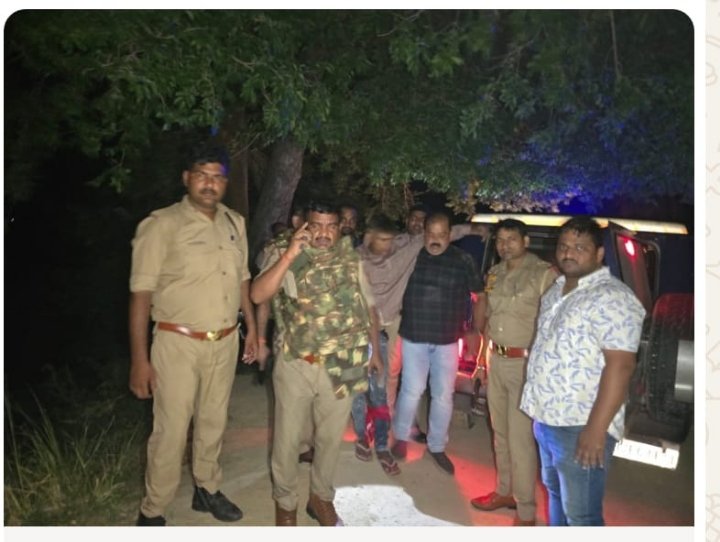 पुलिस मुठभेड़ में गोवंश चोर गिरफ्तार, पैर में लगी गोली