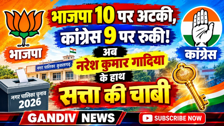 कुशलगढ़ में सत्ता की लड़ाई, निर्दलीय गादिया की भूमिका निर्णायक