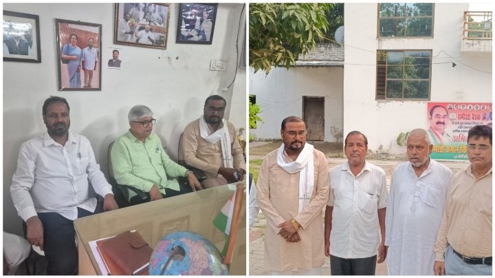 गोरखपुर एयरपोर्ट पर कांग्रेस का शक्ति प्रदर्शन, कार्यकर्ताओं का सैलाब