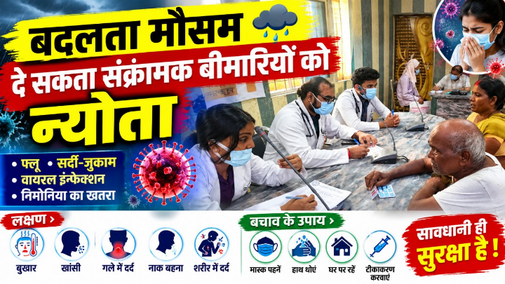 मौसम बदलते ही सावधान! तेजी से फैल सकता है फ्लू