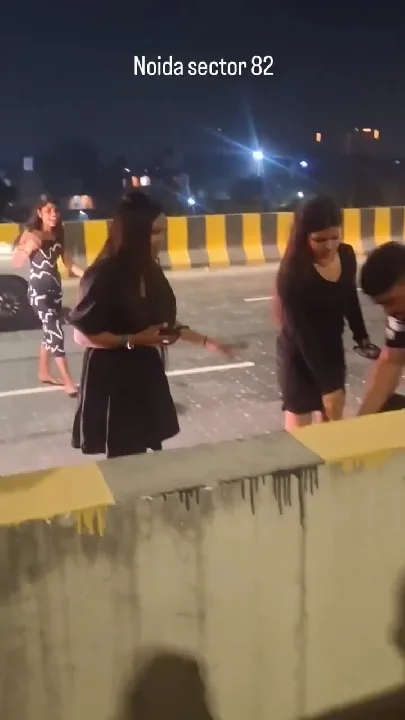 बीच सड़क पर कुश्ती, वीडियो वायरल, लोग बोले नशा में