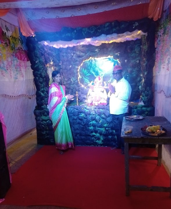 महालक्ष्मी सोसायटी में भक्तिमय आरती समारोह