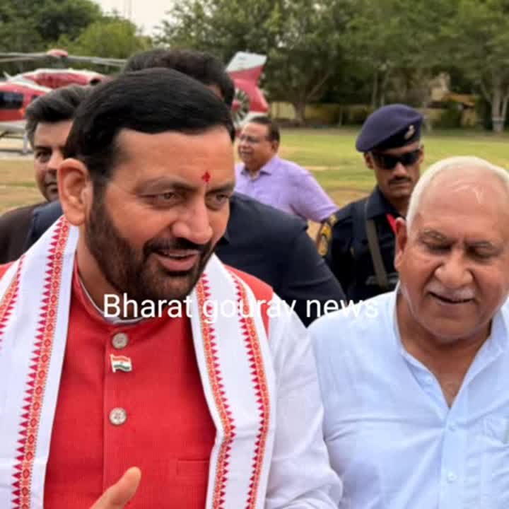 महेन्द्रगढ़ में CM सेनी और गौतम शर्मा की मुलाकात, सियासी हलचल बढ़ी