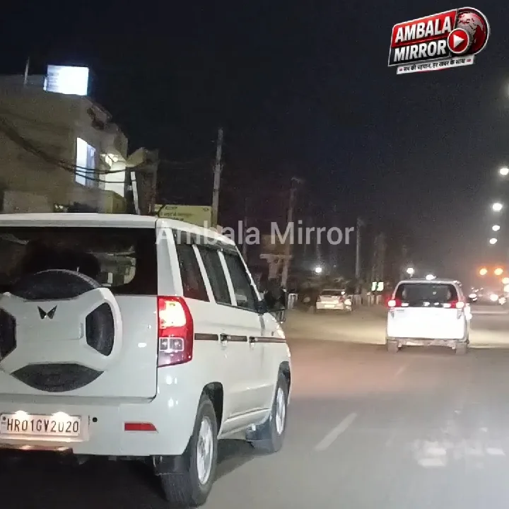 अंबाला पुलिस का बड़ा एक्शन, 50 नाके और सख्त चेकिंग