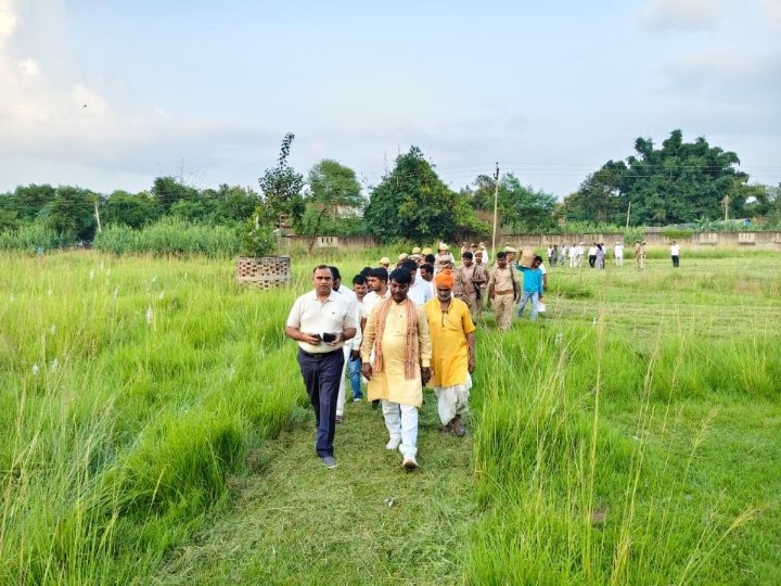 उप मुख्यमंत्री के दौरे की सुरक्षा के लिए निरीक्षण