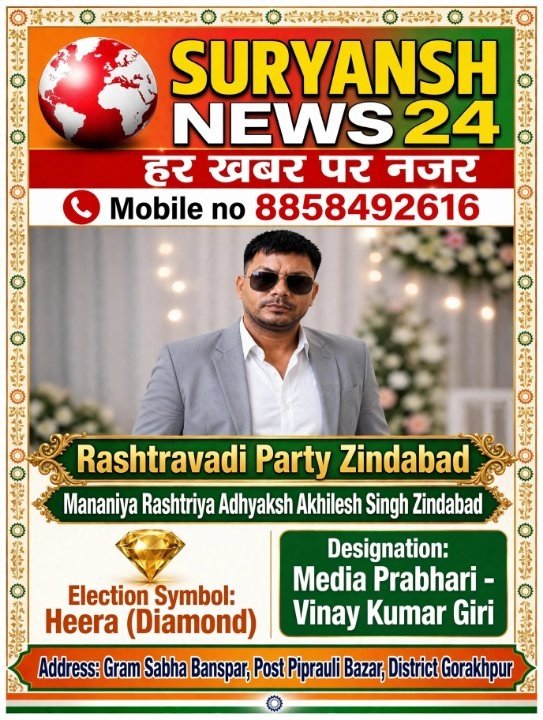 राष्ट्रवादी पार्टी जिंदाबाद, अखिलेश सिंह जिंदाबाद