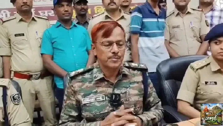 जमुई में पुलिस-आरोपियों की मुठभेड़, गोली लगी