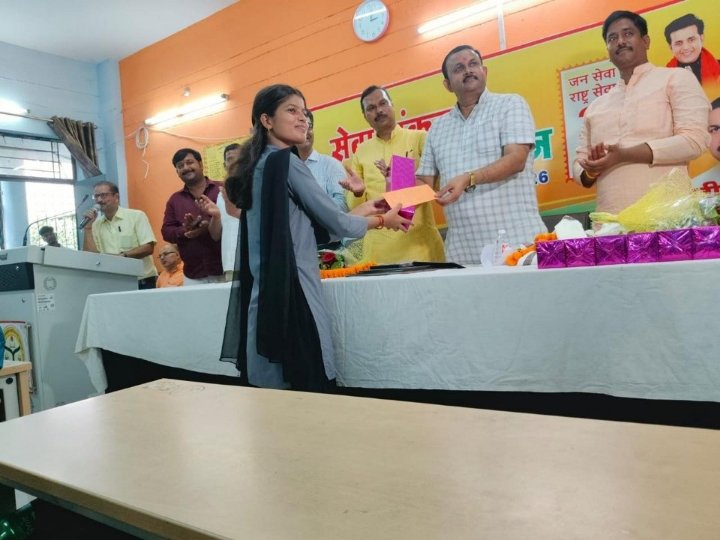 सेवा संकल्प अभियान में छात्रों ने दिए विकसित भारत के विचार