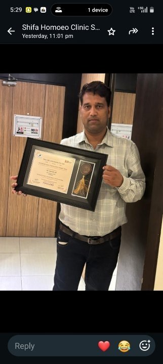 डॉक्टर डी ए खान को मिला इंटरनेशनल एक्सीलेंस अवार्ड