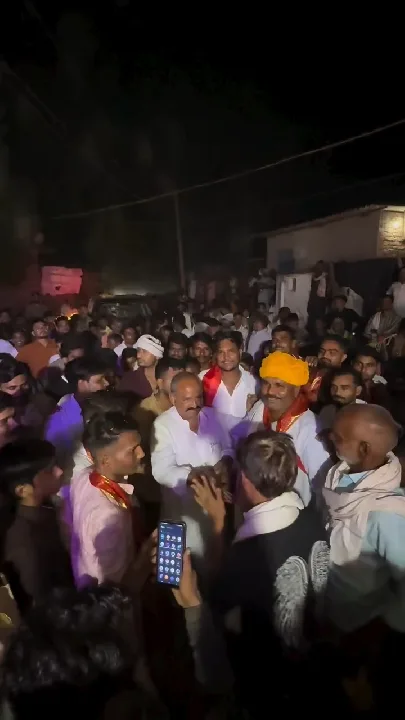 पूर्व विधायक प्रह्लाद गुंजल का पीपल्दा में भव्य स्वागत