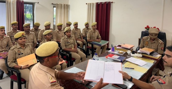 दुधारा में रिक्रूट आरक्षियों को मिला बीट पुलिसिंग का प्रशिक्षण